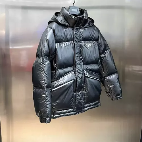 Cheap Prada Down Feather Coat Long Sleeved For Men #1379881 Replica Wholesale [$170.00 USD] [ITEM#1379881] on Replica Prada Down Feather Coat