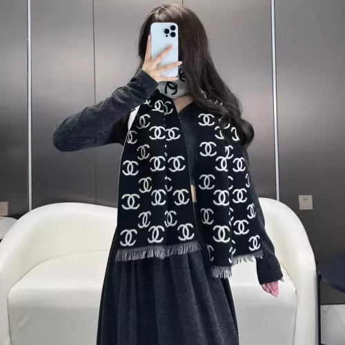 Cheap Chanel Scarves #1379896 Replica Wholesale [$52.00 USD] [ITEM#1379896] on Replica Chanel Scarves