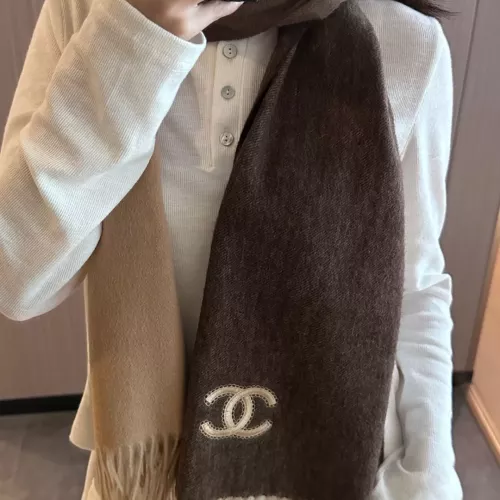 Cheap Chanel Scarves #1379914 Replica Wholesale [$64.00 USD] [ITEM#1379914] on Replica Chanel Scarves