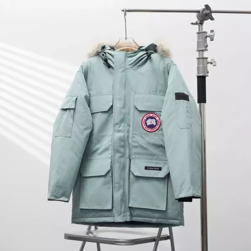 Cheap Canada Goose Down Feather Coat Long Sleeved For Unisex #1380278 Replica Wholesale [$160.00 USD] [ITEM#1380278] on Replica Canada Goose Down Feather Coat