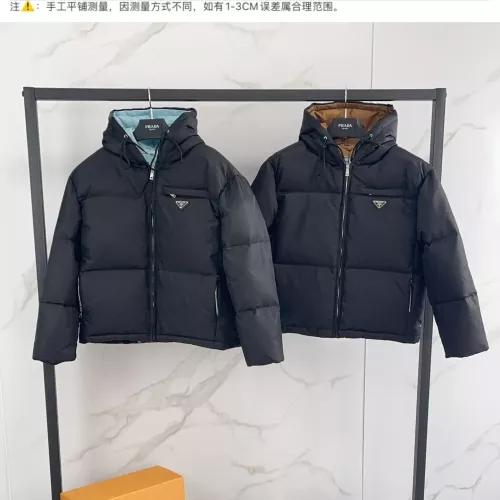 Cheap Prada Down Feather Coat Long Sleeved For Women #1380290 Replica Wholesale [$170.00 USD] [ITEM#1380290] on Replica Prada Down Feather Coat