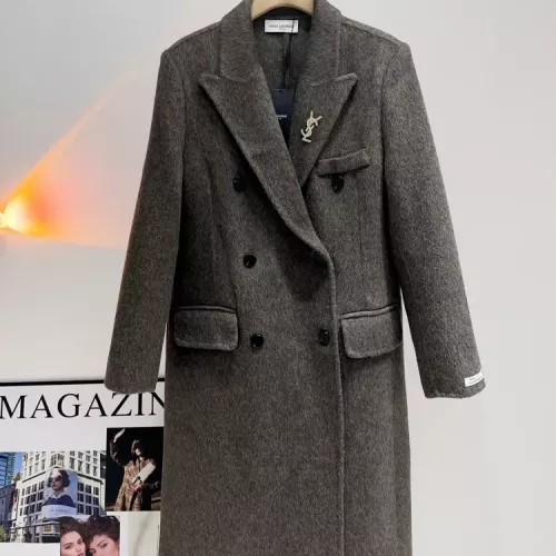 Cheap Yves Saint Laurent YSL Coat Long Sleeved For Women #1380292 Replica Wholesale [$162.00 USD] [ITEM#1380292] on Replica Yves Saint Laurent YSL Jackets