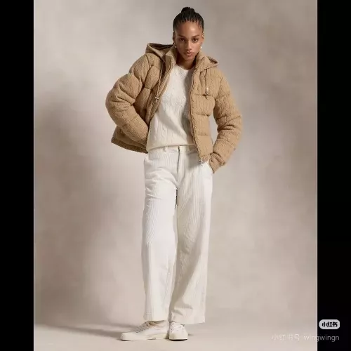 Cheap Ralph Lauren Polo Down Feather Coat Long Sleeved For Women #1380297 Replica Wholesale [$140.00 USD] [ITEM#1380297] on Replica Ralph Lauren Polo Down Feather Coat