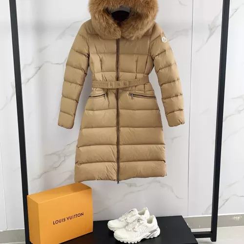 Cheap Moncler Down Feather Coat Long Sleeved For Women #1380341 Replica Wholesale [$185.00 USD] [ITEM#1380341] on Replica Moncler Down Feather Coat