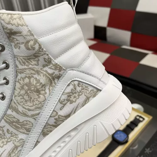 Cheap Versace High Tops Shoes For Men #1380515 Replica Wholesale [$88.00 USD] [ITEM#1380515] on Replica Versace High Tops Shoes