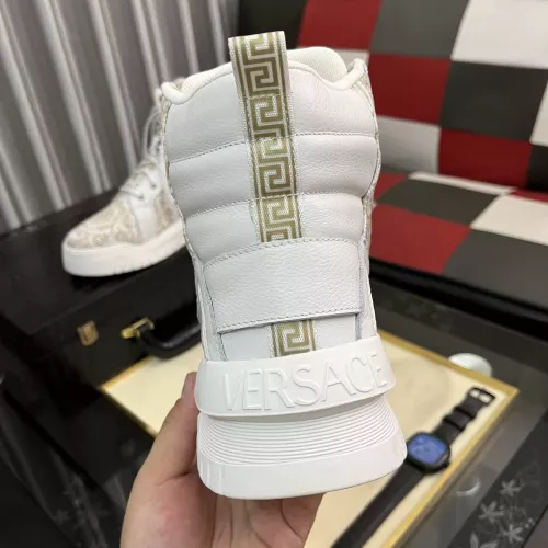 Cheap Versace High Tops Shoes For Men #1380515 Replica Wholesale [$88.00 USD] [ITEM#1380515] on Replica Versace High Tops Shoes
