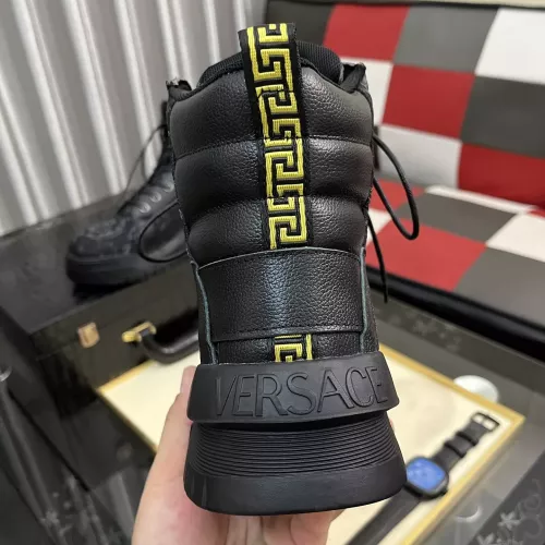 Cheap Versace High Tops Shoes For Men #1380516 Replica Wholesale [$88.00 USD] [ITEM#1380516] on Replica Versace High Tops Shoes