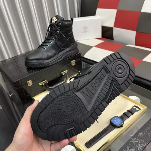 Cheap Versace High Tops Shoes For Men #1380519 Replica Wholesale [$88.00 USD] [ITEM#1380519] on Replica Versace High Tops Shoes