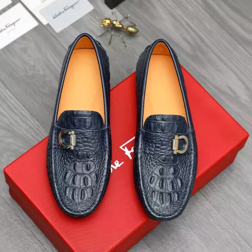 Cheap Salvatore Ferragamo Leather Shoes For Men #1380524 Replica Wholesale [$76.00 USD] [ITEM#1380524] on Replica Salvatore Ferragamo Leather Shoes