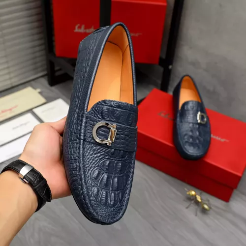Cheap Salvatore Ferragamo Leather Shoes For Men #1380524 Replica Wholesale [$76.00 USD] [ITEM#1380524] on Replica Salvatore Ferragamo Leather Shoes