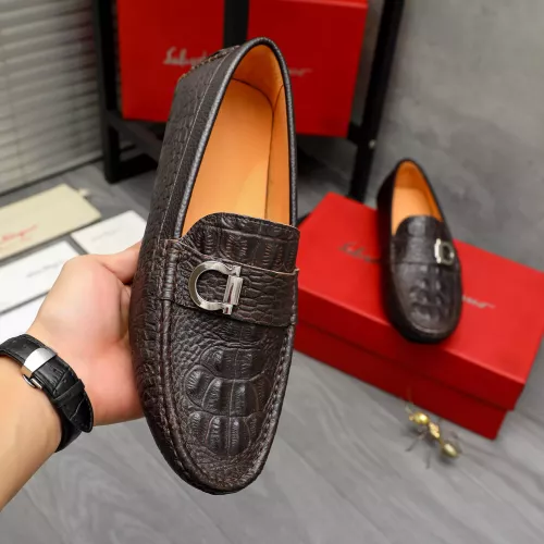 Cheap Salvatore Ferragamo Leather Shoes For Men #1380526 Replica Wholesale [$76.00 USD] [ITEM#1380526] on Replica Salvatore Ferragamo Leather Shoes