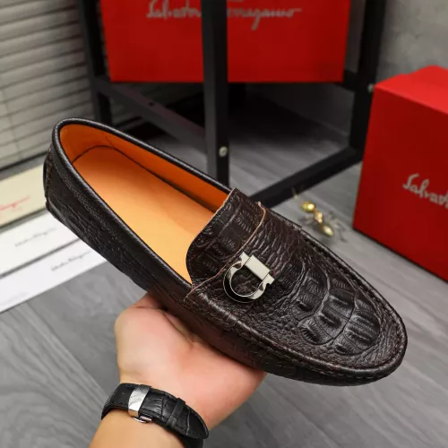 Cheap Salvatore Ferragamo Leather Shoes For Men #1380526 Replica Wholesale [$76.00 USD] [ITEM#1380526] on Replica Salvatore Ferragamo Leather Shoes
