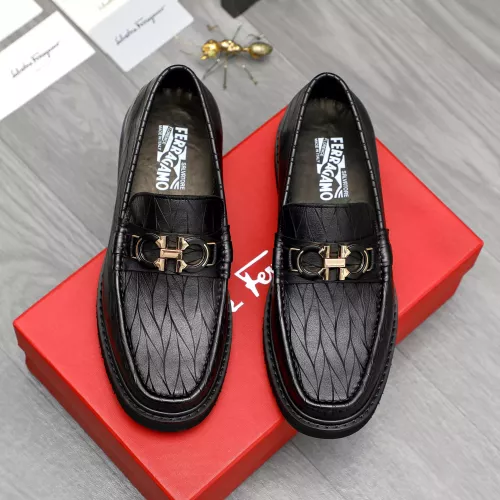 Cheap Salvatore Ferragamo Leather Shoes For Men #1380529 Replica Wholesale [$98.00 USD] [ITEM#1380529] on Replica Salvatore Ferragamo Leather Shoes