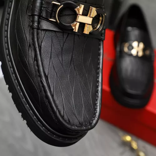 Cheap Salvatore Ferragamo Leather Shoes For Men #1380529 Replica Wholesale [$98.00 USD] [ITEM#1380529] on Replica Salvatore Ferragamo Leather Shoes