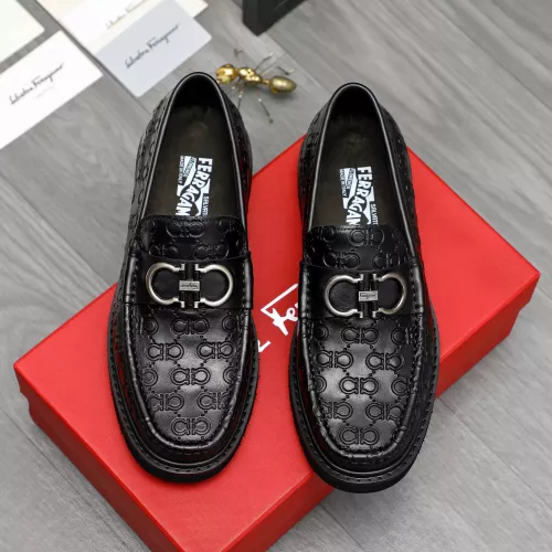 Salvatore Ferragamo Leather Shoes For Men #1380537