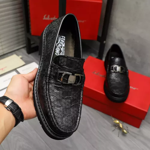 Cheap Salvatore Ferragamo Leather Shoes For Men #1380544 Replica Wholesale [$98.00 USD] [ITEM#1380544] on Replica Salvatore Ferragamo Leather Shoes