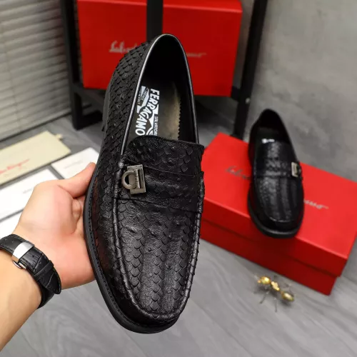 Cheap Salvatore Ferragamo Leather Shoes For Men #1380545 Replica Wholesale [$98.00 USD] [ITEM#1380545] on Replica Salvatore Ferragamo Leather Shoes