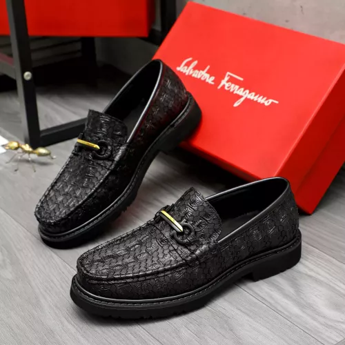 Salvatore Ferragamo Leather Shoes For Men #1380547