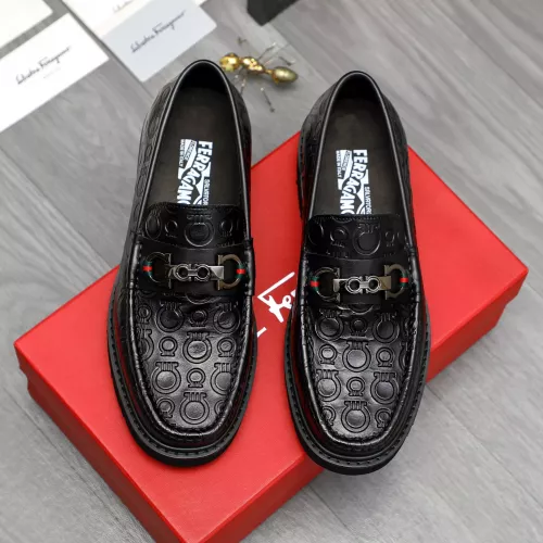 Cheap Salvatore Ferragamo Leather Shoes For Men #1380548 Replica Wholesale [$98.00 USD] [ITEM#1380548] on Replica Salvatore Ferragamo Leather Shoes