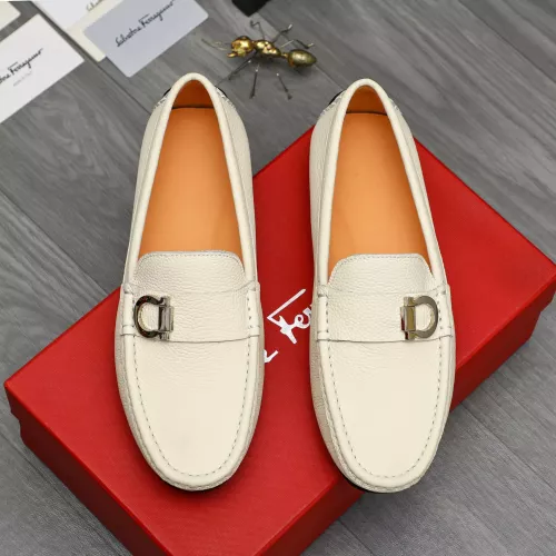 Cheap Salvatore Ferragamo Leather Shoes For Men #1380550 Replica Wholesale [$76.00 USD] [ITEM#1380550] on Replica Salvatore Ferragamo Leather Shoes
