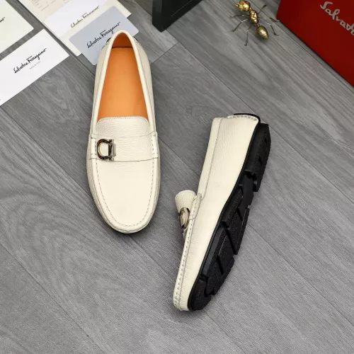 Cheap Salvatore Ferragamo Leather Shoes For Men #1380550 Replica Wholesale [$76.00 USD] [ITEM#1380550] on Replica Salvatore Ferragamo Leather Shoes