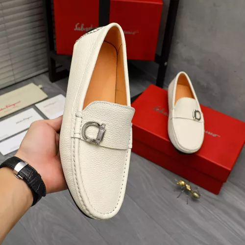 Cheap Salvatore Ferragamo Leather Shoes For Men #1380550 Replica Wholesale [$76.00 USD] [ITEM#1380550] on Replica Salvatore Ferragamo Leather Shoes