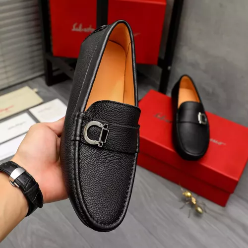 Cheap Salvatore Ferragamo Leather Shoes For Men #1380552 Replica Wholesale [$76.00 USD] [ITEM#1380552] on Replica Salvatore Ferragamo Leather Shoes