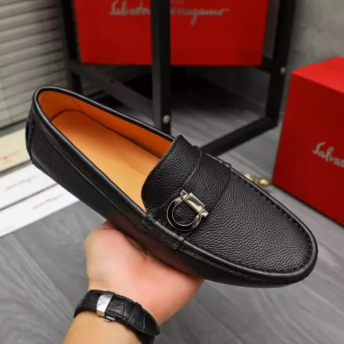Cheap Salvatore Ferragamo Leather Shoes For Men #1380552 Replica Wholesale [$76.00 USD] [ITEM#1380552] on Replica Salvatore Ferragamo Leather Shoes