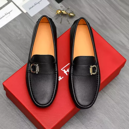 Cheap Salvatore Ferragamo Leather Shoes For Men #1380553 Replica Wholesale [$76.00 USD] [ITEM#1380553] on Replica Salvatore Ferragamo Leather Shoes