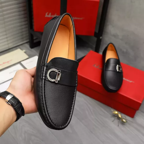 Cheap Salvatore Ferragamo Leather Shoes For Men #1380553 Replica Wholesale [$76.00 USD] [ITEM#1380553] on Replica Salvatore Ferragamo Leather Shoes