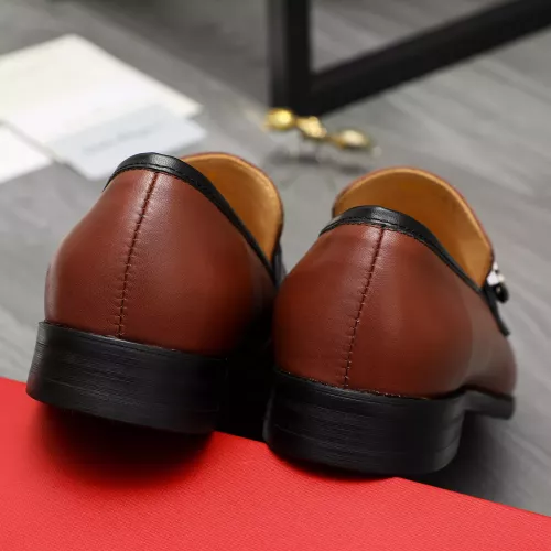 Cheap Salvatore Ferragamo Leather Shoes For Men #1380554 Replica Wholesale [$88.00 USD] [ITEM#1380554] on Replica Salvatore Ferragamo Leather Shoes
