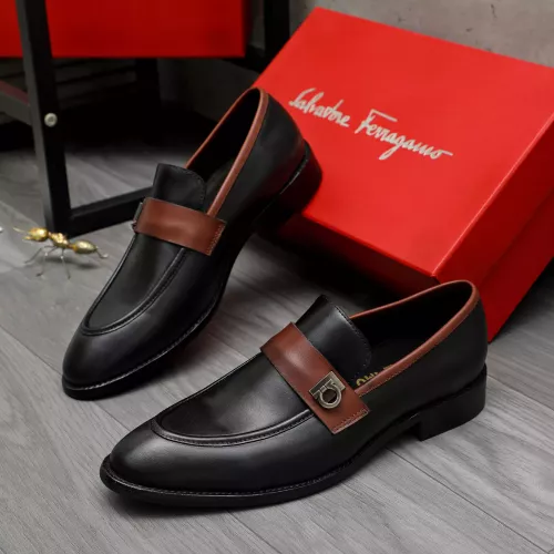 Salvatore Ferragamo Leather Shoes For Men #1380555