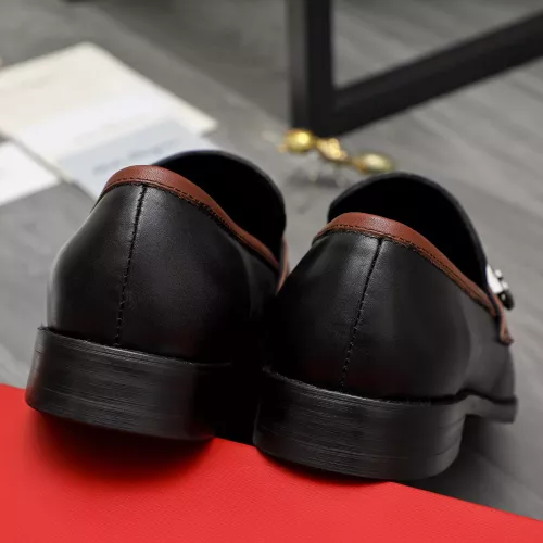Cheap Salvatore Ferragamo Leather Shoes For Men #1380555 Replica Wholesale [$88.00 USD] [ITEM#1380555] on Replica Salvatore Ferragamo Leather Shoes