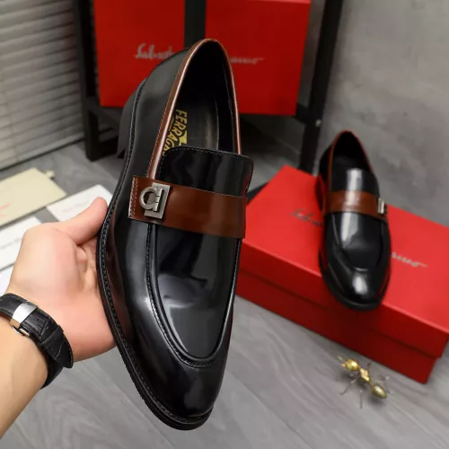 Cheap Salvatore Ferragamo Leather Shoes For Men #1380556 Replica Wholesale [$88.00 USD] [ITEM#1380556] on Replica Salvatore Ferragamo Leather Shoes