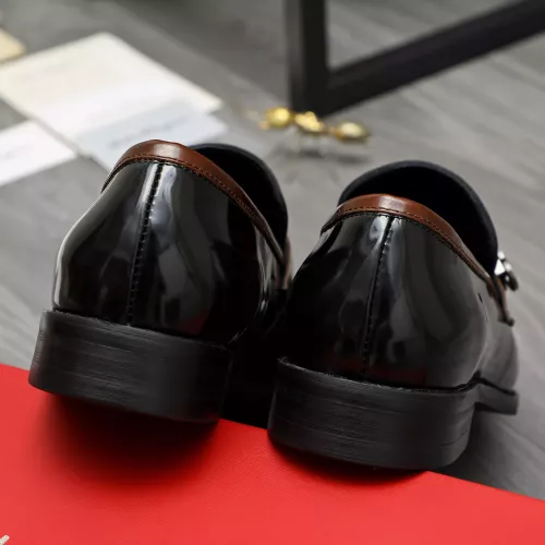 Cheap Salvatore Ferragamo Leather Shoes For Men #1380556 Replica Wholesale [$88.00 USD] [ITEM#1380556] on Replica Salvatore Ferragamo Leather Shoes