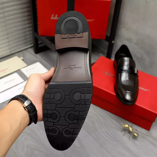 Cheap Salvatore Ferragamo Leather Shoes For Men #1380557 Replica Wholesale [$88.00 USD] [ITEM#1380557] on Replica Salvatore Ferragamo Leather Shoes