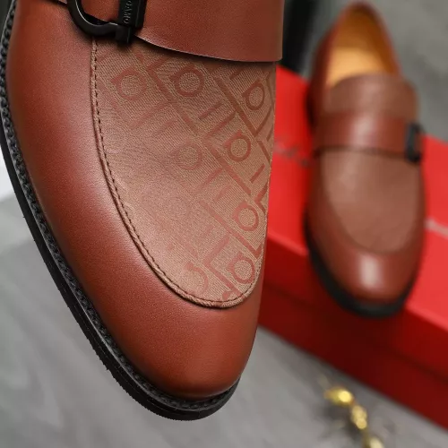 Cheap Salvatore Ferragamo Leather Shoes For Men #1380558 Replica Wholesale [$88.00 USD] [ITEM#1380558] on Replica Salvatore Ferragamo Leather Shoes
