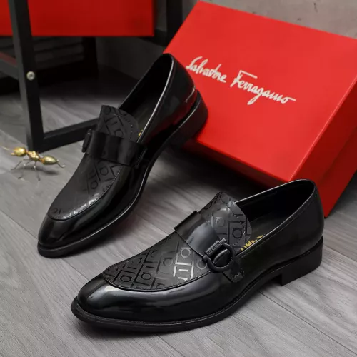 Salvatore Ferragamo Leather Shoes For Men #1380560