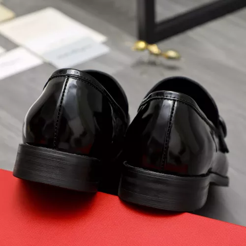 Cheap Salvatore Ferragamo Leather Shoes For Men #1380560 Replica Wholesale [$88.00 USD] [ITEM#1380560] on Replica Salvatore Ferragamo Leather Shoes