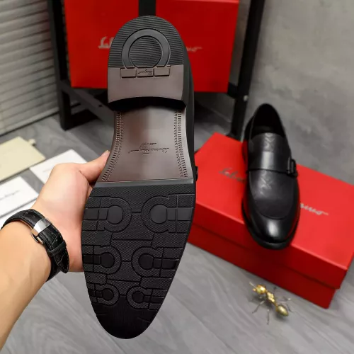 Cheap Salvatore Ferragamo Leather Shoes For Men #1380561 Replica Wholesale [$88.00 USD] [ITEM#1380561] on Replica Salvatore Ferragamo Leather Shoes