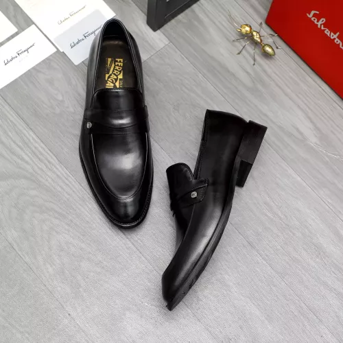 Cheap Salvatore Ferragamo Leather Shoes For Men #1380563 Replica Wholesale [$88.00 USD] [ITEM#1380563] on Replica Salvatore Ferragamo Leather Shoes