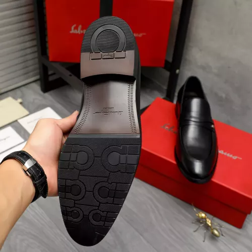 Cheap Salvatore Ferragamo Leather Shoes For Men #1380563 Replica Wholesale [$88.00 USD] [ITEM#1380563] on Replica Salvatore Ferragamo Leather Shoes