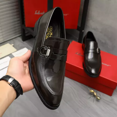 Cheap Salvatore Ferragamo Leather Shoes For Men #1380565 Replica Wholesale [$88.00 USD] [ITEM#1380565] on Replica Salvatore Ferragamo Leather Shoes