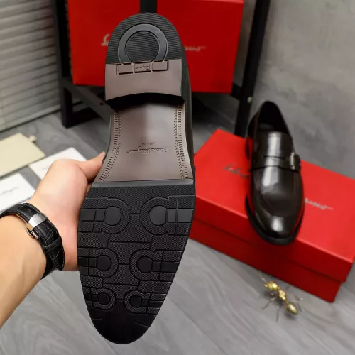 Cheap Salvatore Ferragamo Leather Shoes For Men #1380565 Replica Wholesale [$88.00 USD] [ITEM#1380565] on Replica Salvatore Ferragamo Leather Shoes