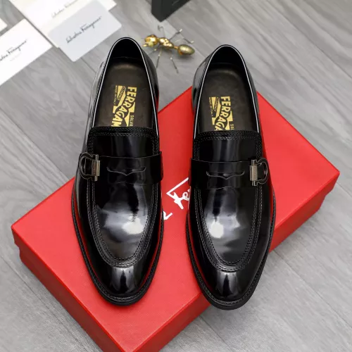 Cheap Salvatore Ferragamo Leather Shoes For Men #1380566 Replica Wholesale [$88.00 USD] [ITEM#1380566] on Replica Salvatore Ferragamo Leather Shoes