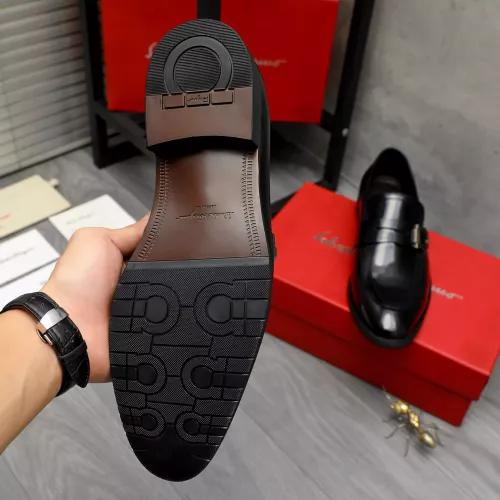 Cheap Salvatore Ferragamo Leather Shoes For Men #1380566 Replica Wholesale [$88.00 USD] [ITEM#1380566] on Replica Salvatore Ferragamo Leather Shoes