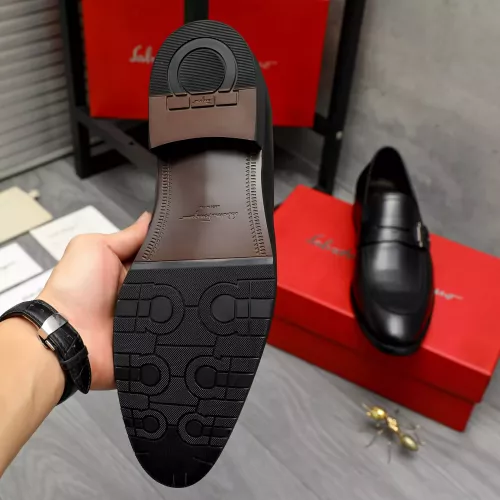 Cheap Salvatore Ferragamo Leather Shoes For Men #1380567 Replica Wholesale [$88.00 USD] [ITEM#1380567] on Replica Salvatore Ferragamo Leather Shoes