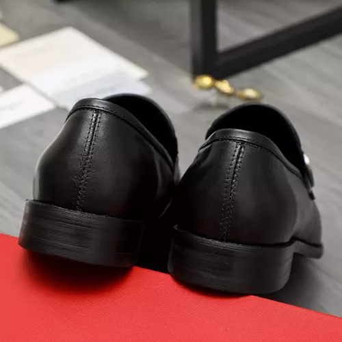Cheap Salvatore Ferragamo Leather Shoes For Men #1380567 Replica Wholesale [$88.00 USD] [ITEM#1380567] on Replica Salvatore Ferragamo Leather Shoes