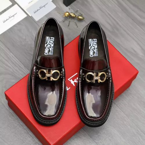 Cheap Salvatore Ferragamo Leather Shoes For Men #1380568 Replica Wholesale [$96.00 USD] [ITEM#1380568] on Replica Salvatore Ferragamo Leather Shoes