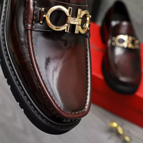 Cheap Salvatore Ferragamo Leather Shoes For Men #1380568 Replica Wholesale [$96.00 USD] [ITEM#1380568] on Replica Salvatore Ferragamo Leather Shoes